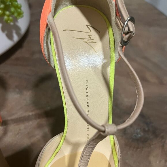 Giuseppe Zanotti tri color platform heel size 38 US 8 - Picture 3 of 12